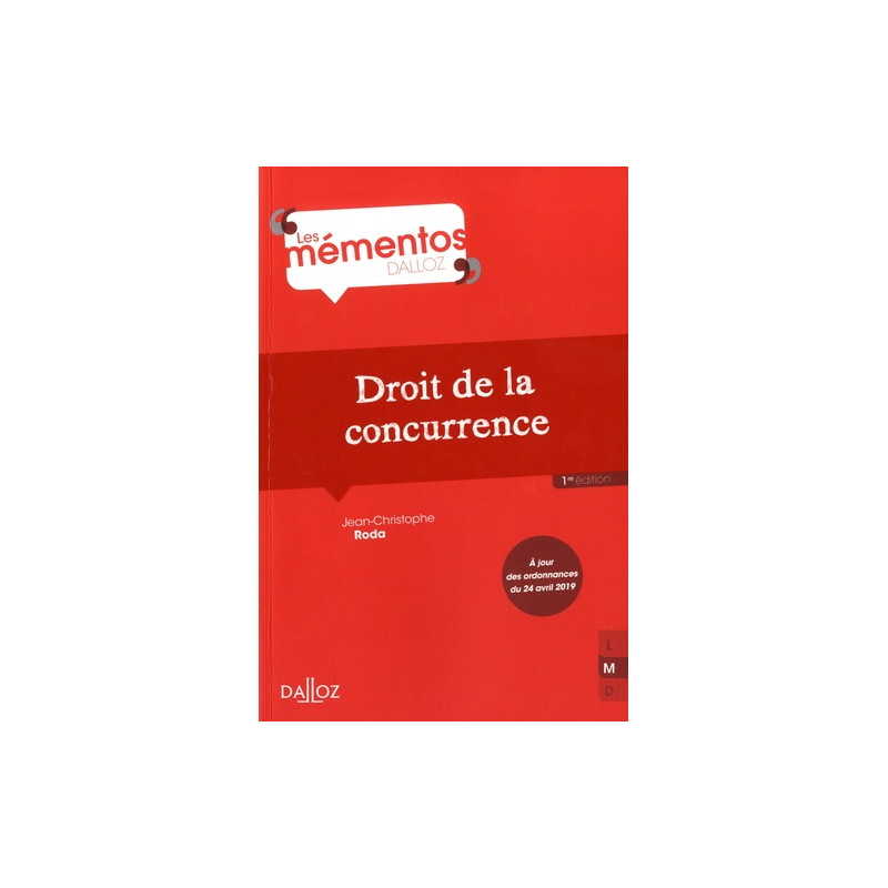 Droit de la concurrence - Grand Format - Librairie de France