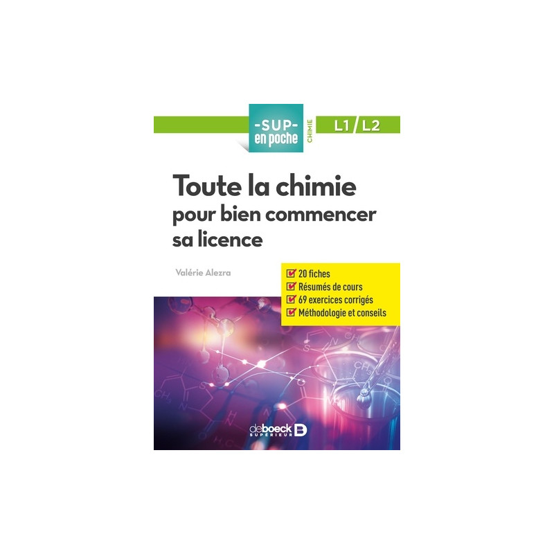 Toute la chimie pour bien commencer sa licence - Grand Format - Librairie de France