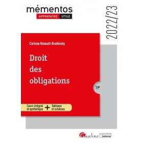 Droit des obligations - Grand Format - Librairie de France