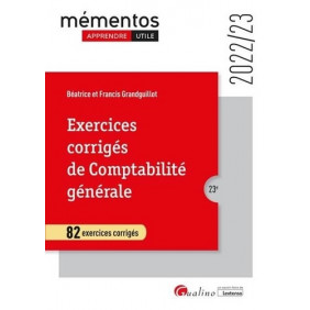 Exercices corrigés de Comptabilité générale - Grand Format - Librairie de France