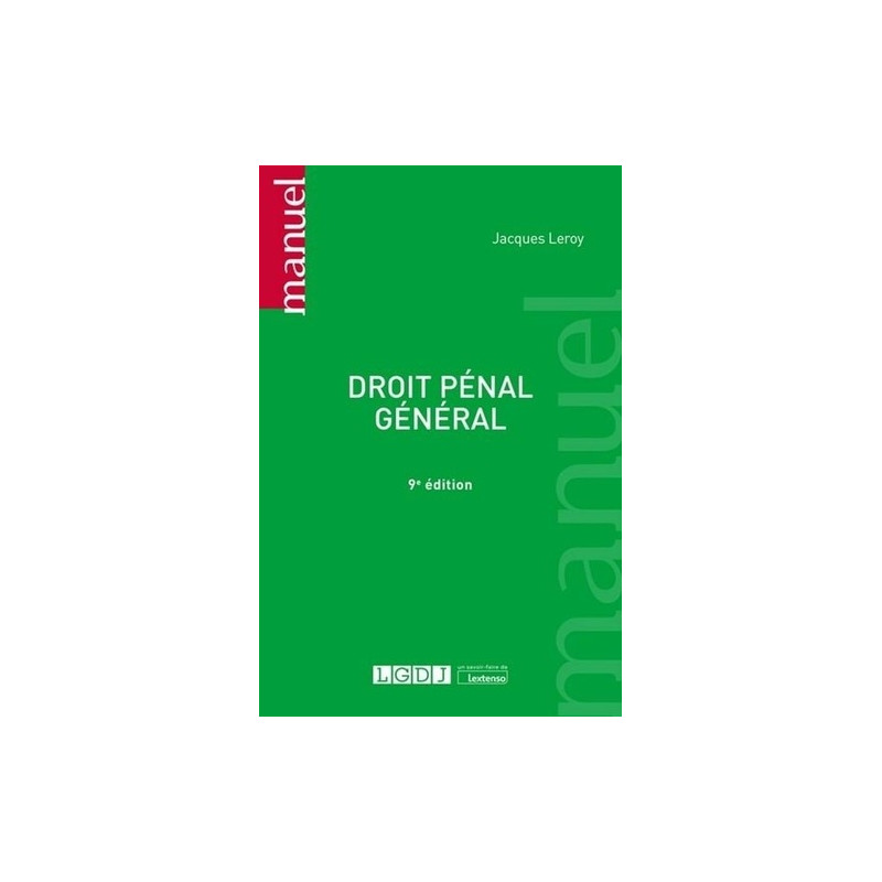 Droit pénal général - Compact - Librairie de France