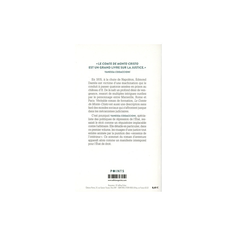 Le comte de Monte-Cristo Tome 1 - Poche - Librairie de France