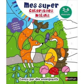 Mon super coloriages malins - Album - 3 - 6 ans - Librairie de France