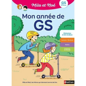 Mon année de GS avec Mila et Noé - GS 5-6 ans - Grand Format - Librairie de France