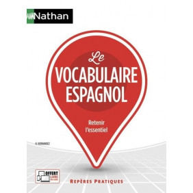 Le vocabulaire espagnol - Grand Format
Edition 2023 - Librairie de France
