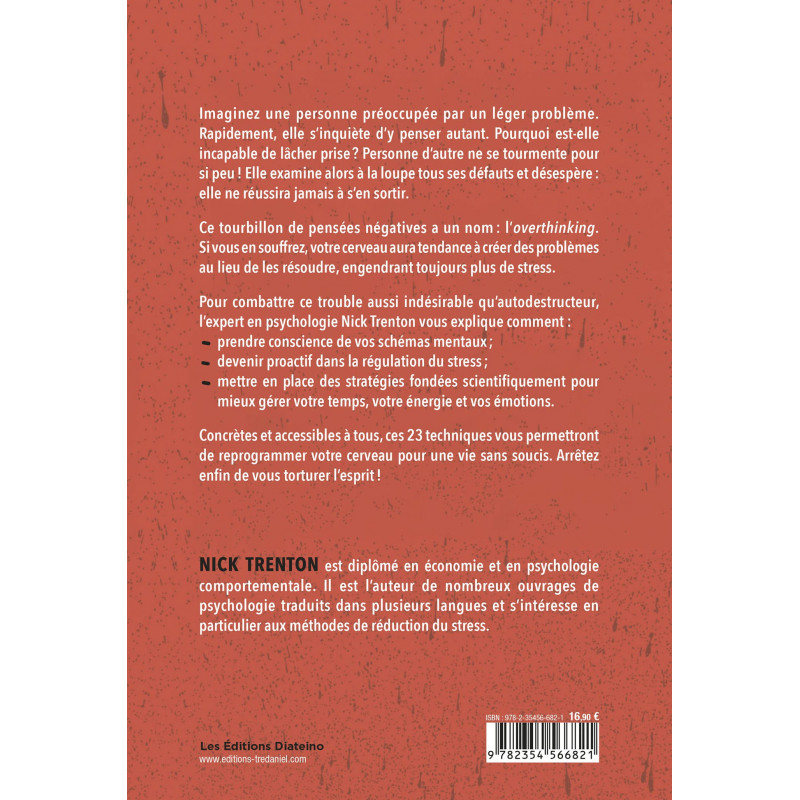 Stop Overthinking - Les 23 stratégies pour débrancher votre mental - Grand Format - Librairie de France