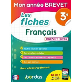 Les fiches français brevet 3e - Grand Format Edition 2023