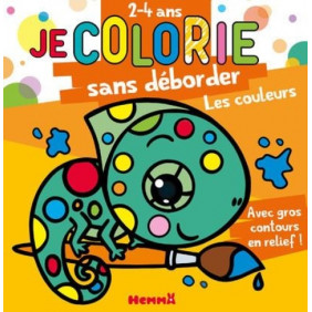 Je colorie sans déborder Les couleurs - 2 - 4 ans - Album - Librairie de France