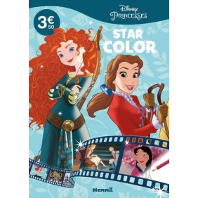Disney Princesses - Star Color (Merida et Belle) - 6-8 ans - Album - Librairie de France