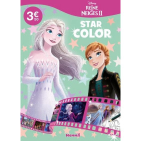 Disney La Reine des Neiges 2 - Star Color (Elsa et Anna fond vert) - 6-8ans - Album - Librairie de France
