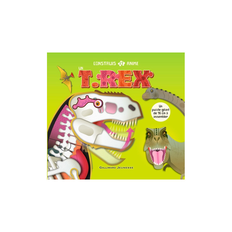 Construis et anime un T. Rex - 4-9 ans - Librairie de France