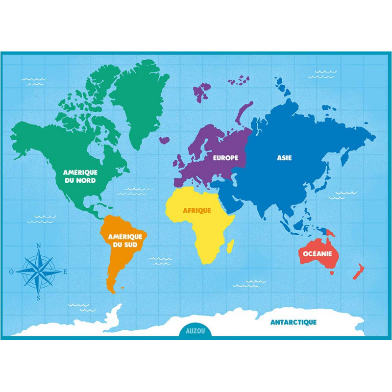 Défis des pays du monde - Contient : 100 cartes recto-verso