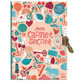 Mon carnet secret - Avec 150 autocollants inclus - Dès 3 ans - Grand Format - Librairie de France