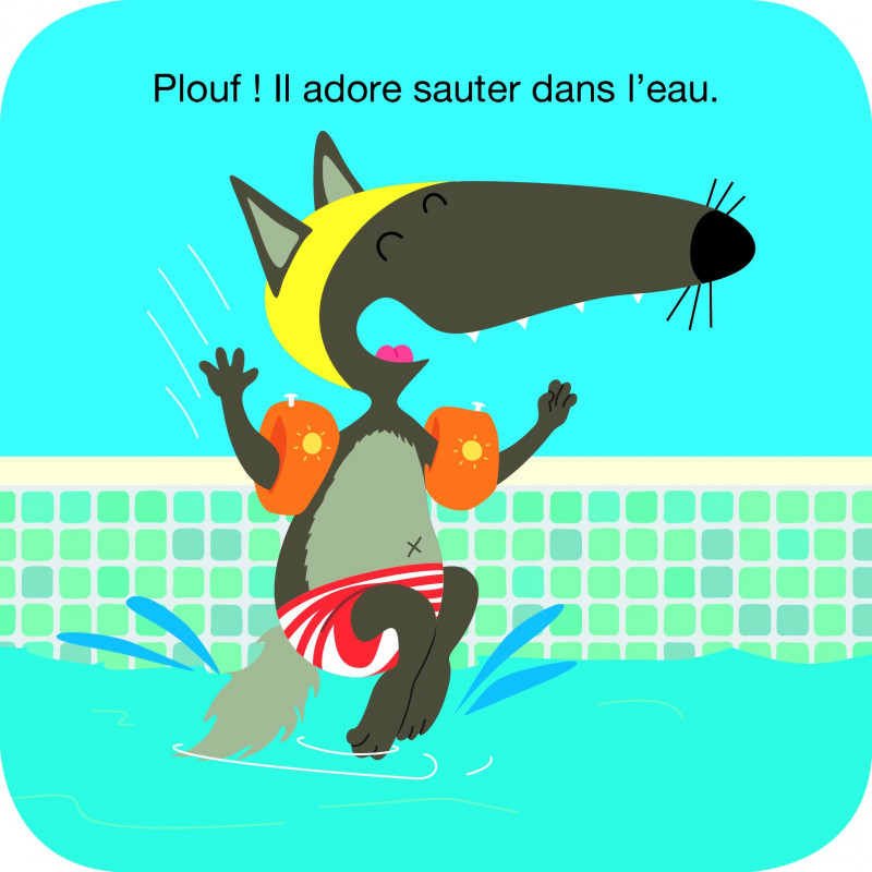 P'tit Loup - A la piscine !- 1-3 ans - Album - Librairie de France