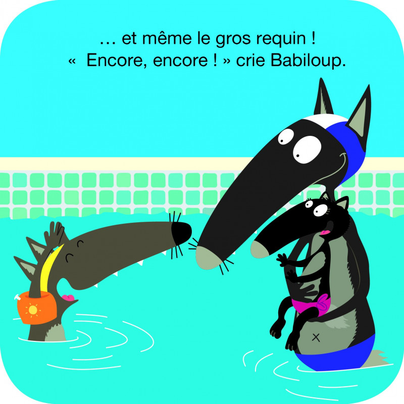 P'tit Loup - A la piscine !- 1-3 ans - Album - Librairie de France