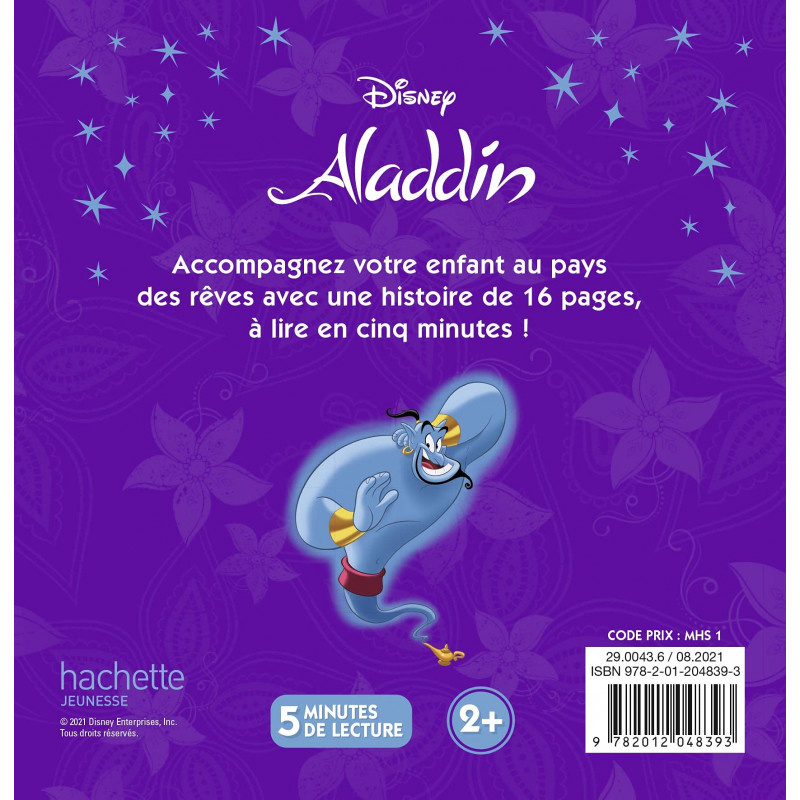 Aladdin - L'histoire du film - 1-3 ans - Album - Librairie de France