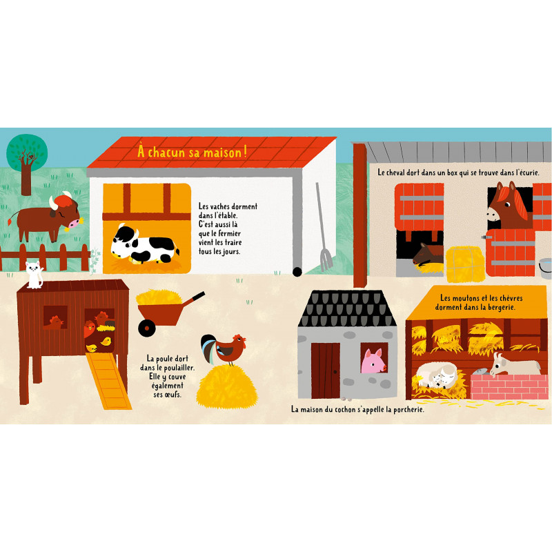 La ferme - 0-3 ans - Album - Librairie de France