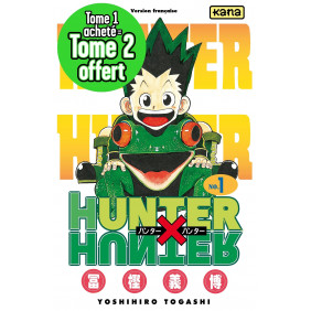 Hunter X Hunter Tomes 1 et 2 - Tankobon - Pack en 2 volumes - OP 2023 - Librairie de France