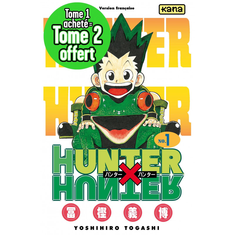 Hunter X Hunter Tomes 1 et 2 - Tankobon - Pack en 2 volumes - OP 2023 - Librairie de France