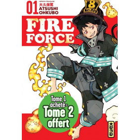 Fire Force Tomes 1 et 2 - Tankobon - Pack en 2 volumes - OP 2023 - Librairie de France