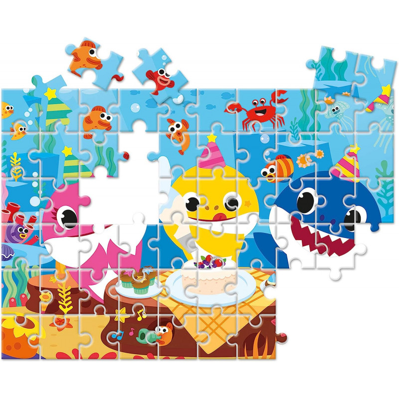 Baby Shark - 60 pièces - Puzzle - 5-7 ans - Librairie de France