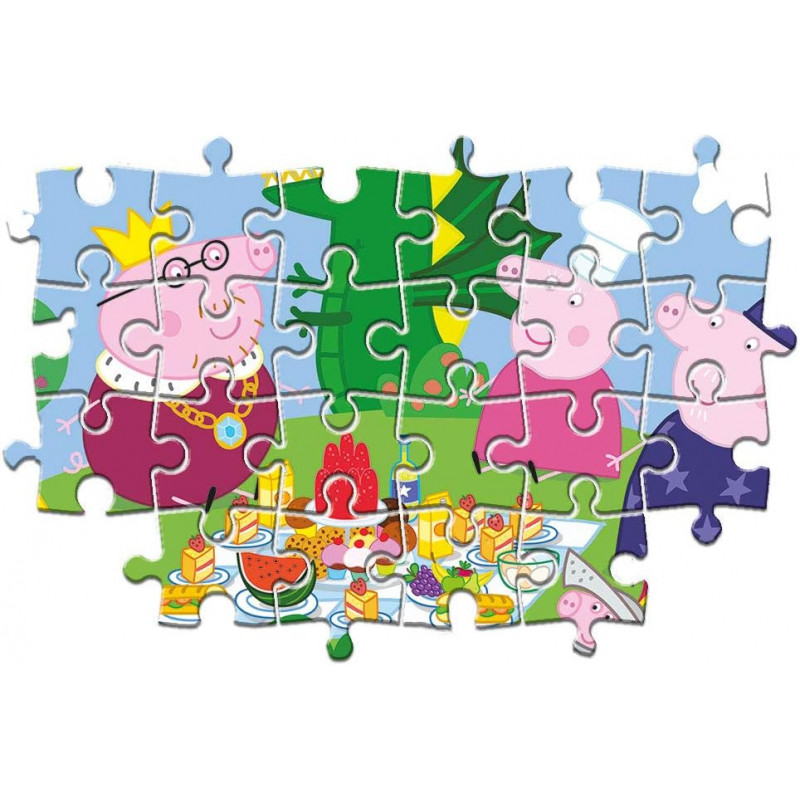 Peppa Pig Pig-2x20 - boîte de 2 Puzzles - 3-5 ans - Librairie de France