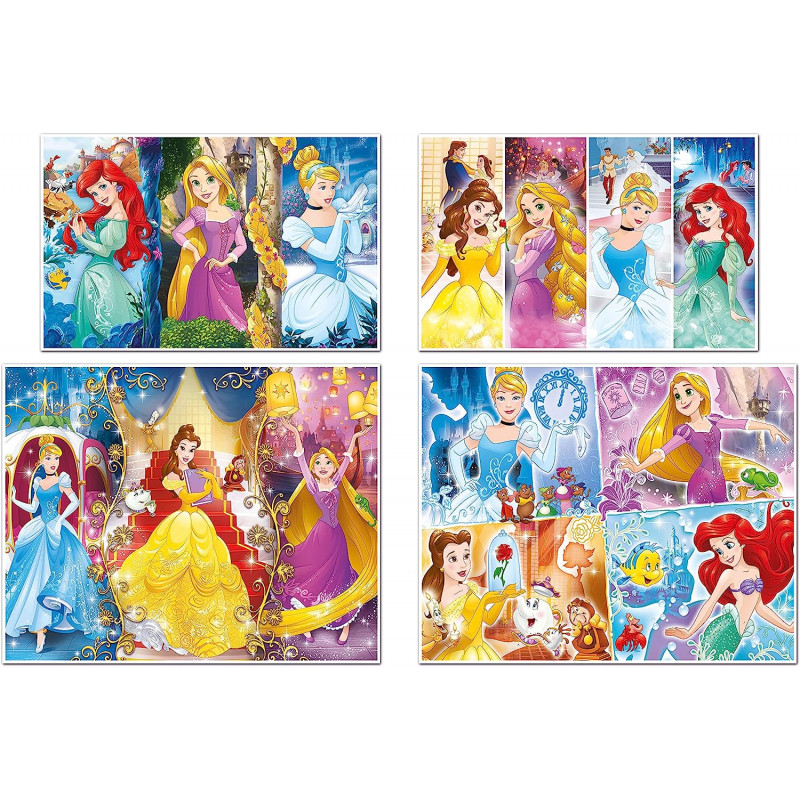 Supercolor Puzzle-Princess-20+60+100+180 pièces - 3-6 ans - Librairie de France