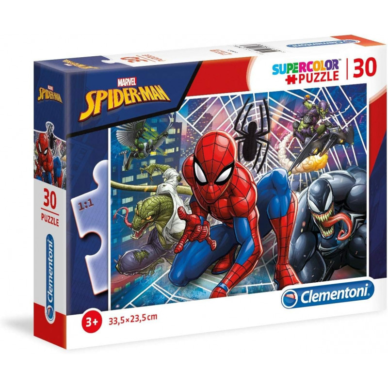 Puzzle Spiderman 30 pièces - 3-5 ans - Librairie de France