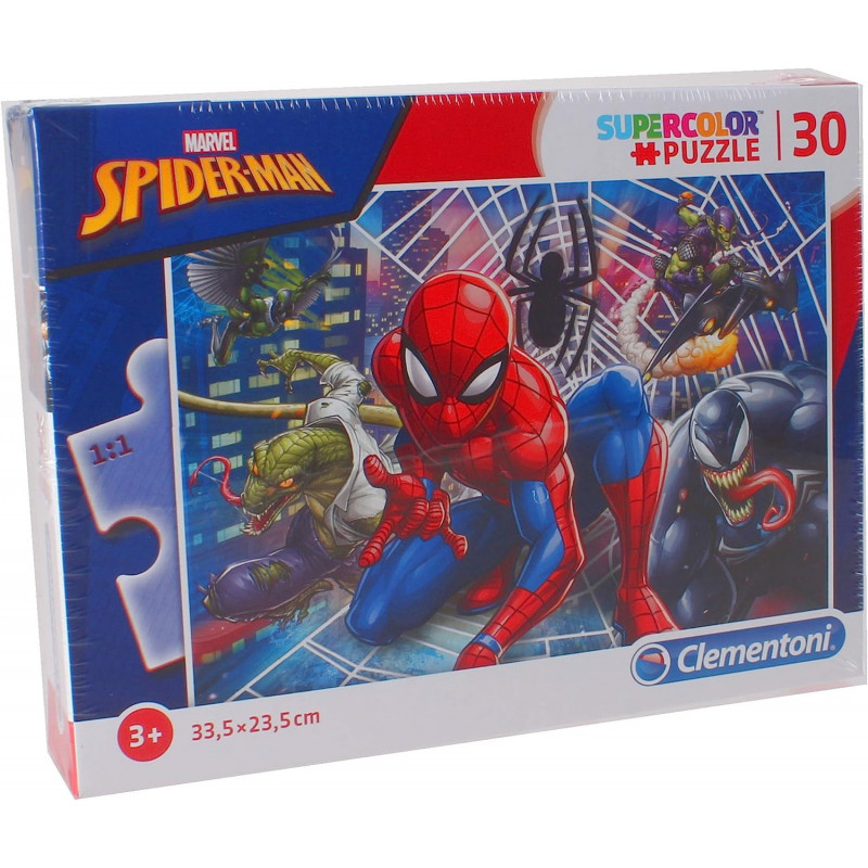 Puzzle Spiderman 30 pièces - 3-5 ans - Librairie de France