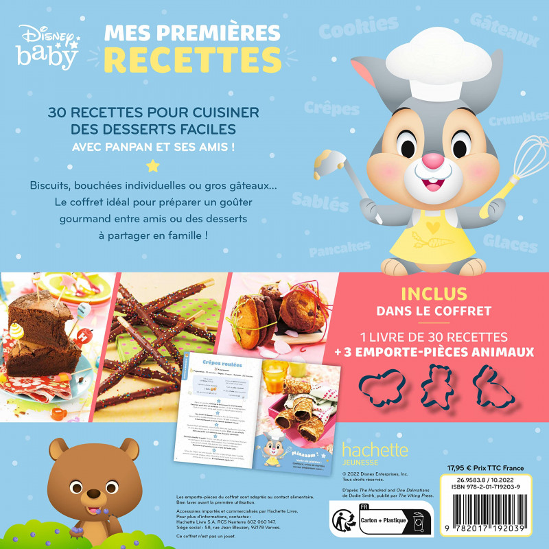 Mes Premières Recettes avec Panpan et ses amis ! - Librairie de France