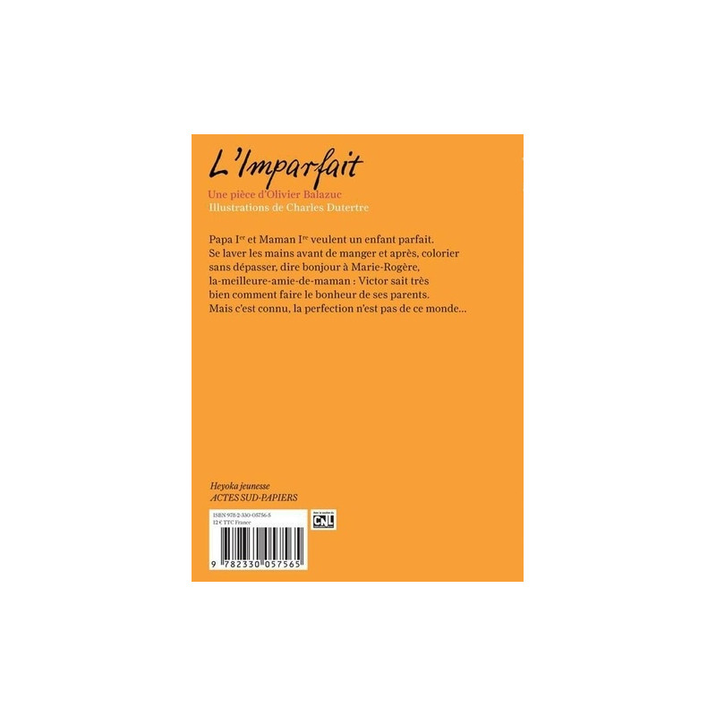 L'imparfait - 6-9 ans - Librairie de France