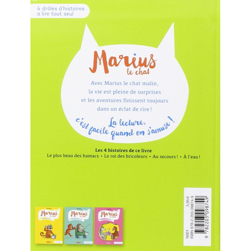 Marius le chat Tome 1 - Drôles d'idées - 6-9 ans - Librairie de France