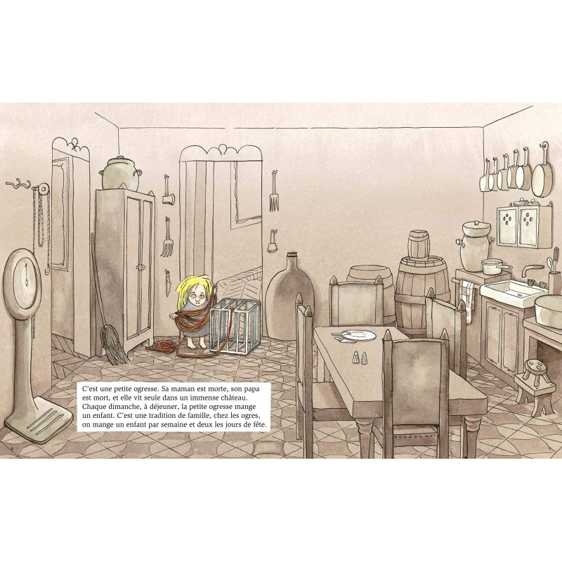 Le déjeuner de la petite ogresse - 6-8 ans - Poche - Librairie de France
