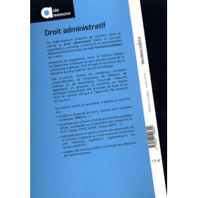 Droit administratif - 12e édition- Grand Format - Edition 2020