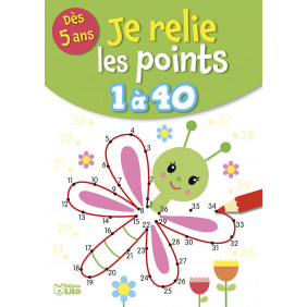 Je relie les points de 1 a 40 - Dès 5 ans