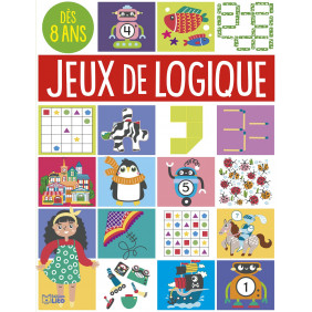 Jeux malins pour petits futés -Jeux de logique - Dès 8 ans