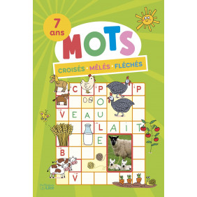 Mots croisés, mêlés, fléchés - Album - Dès 7 ans