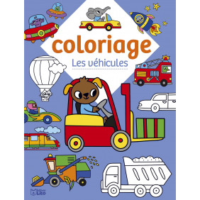 Mes images en coloriage - Les véhicules - Dès 4 ans