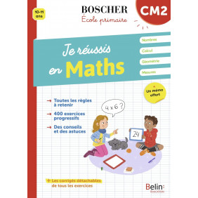 Je réussis en maths CM2 - Edition 2021 - Grand Format - Librairie de France