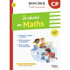 Je réussis en maths CP - Edition 2021 - Grand Format - Librairie de France