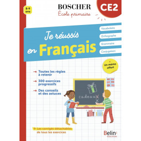 Je réussis en français CE2 - Edition 2021 - Grand Format - Librairie de France