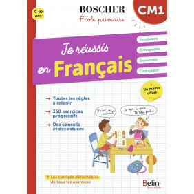 Je réussis en français CM1 - Edition 2021 - Grand Format - Librairie de France