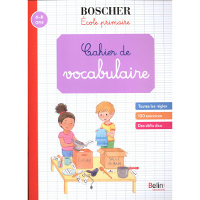 Cahier de vocabulaire - Edition 2020 - Grand Format - Librairie de France