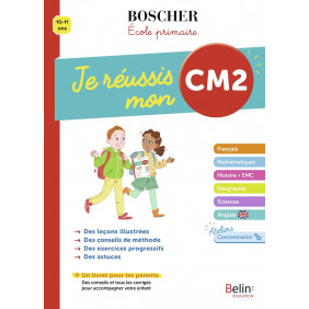 Je réussis mon CM2 - Edition 2020 - Grand Format - Librairie de France
