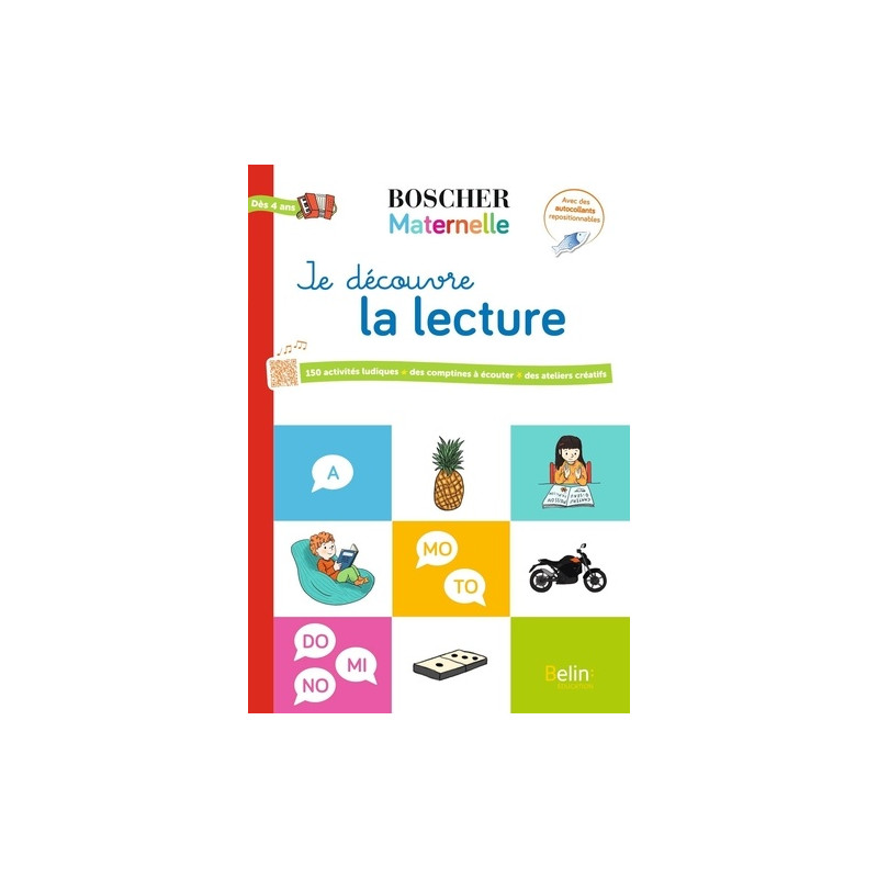 Je découvre la lecture - Avec des autocollants repositionnables - Grand Format - Librairie de France