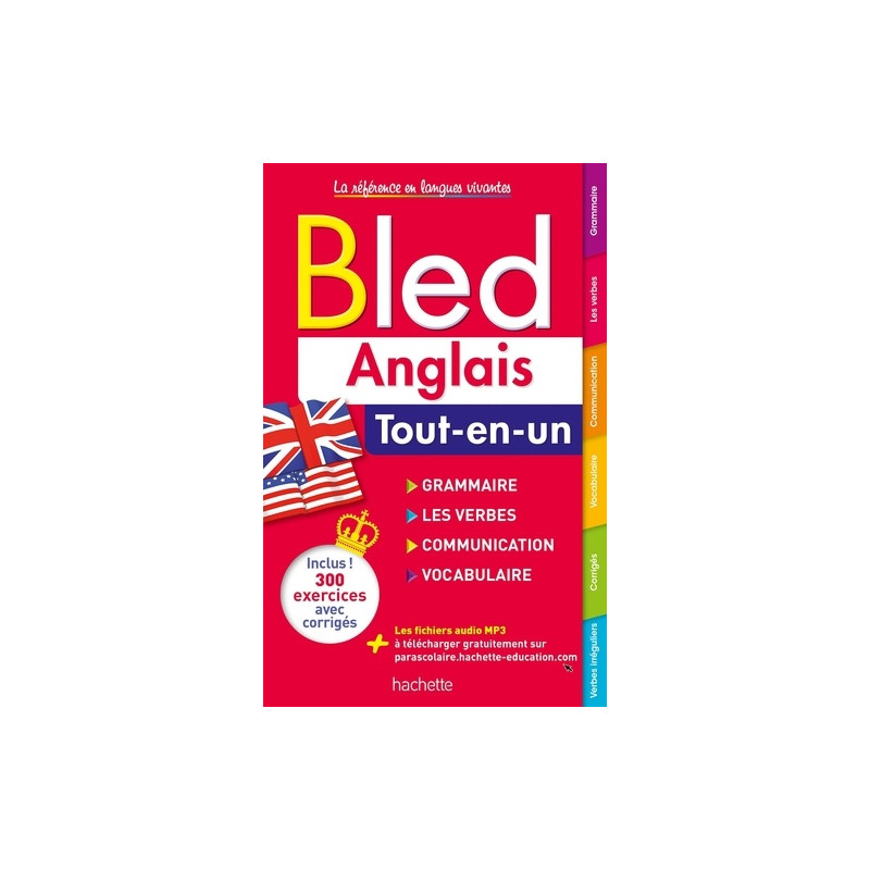 Bled Anglais Tout-en-un - Grand Format - Librairie de France