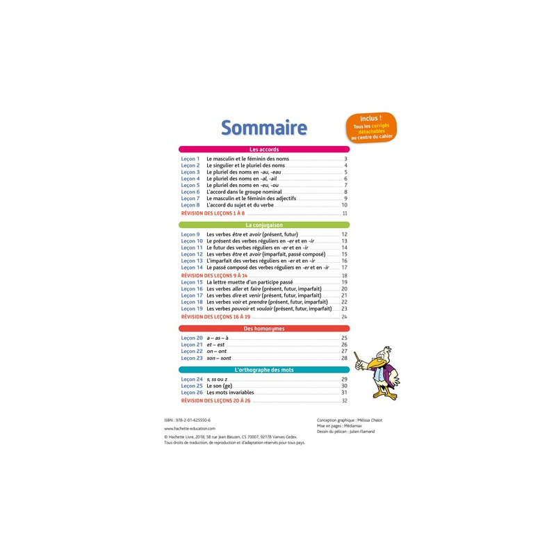 Le Bled effaçable Orthographe CE2 - Edition 2018 - Grand Format - Librairie de France