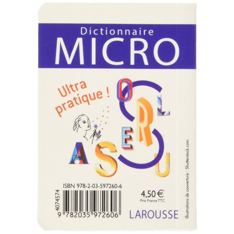 Dictionnaire Larousse Micro - Poche - Librairie de France