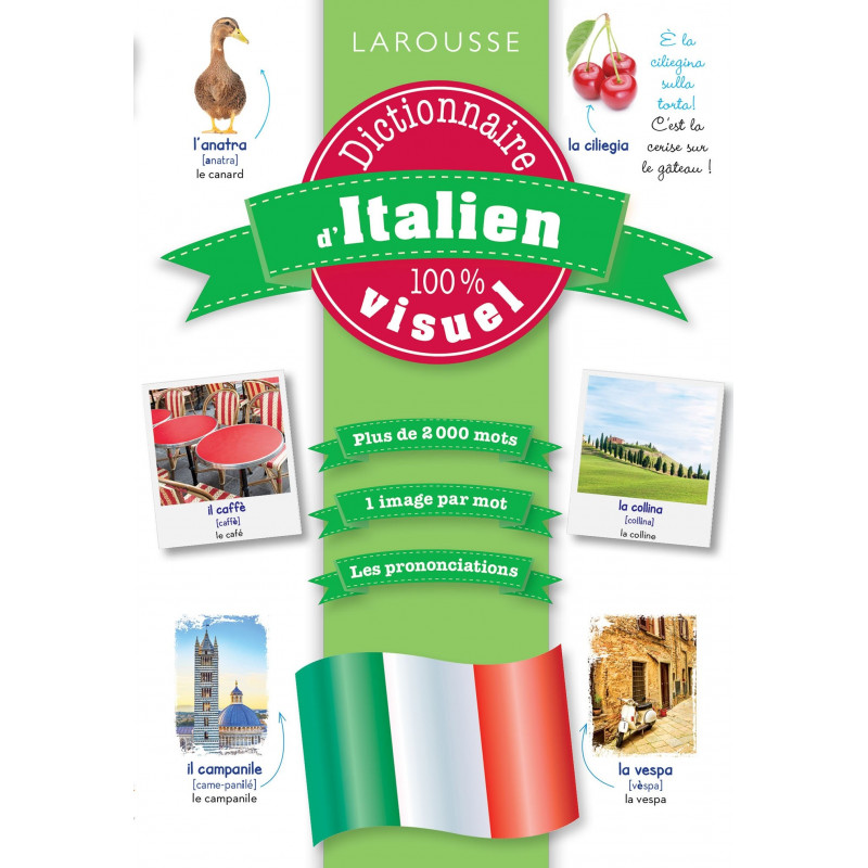 Dictionnaire visuel italien - Grand Format - Librairie de France