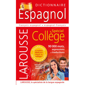 Dictionnaire français-espagnol et espagnol-français - Spécial collège - Grand Format - Librairie de France